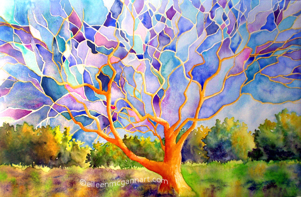 Joyful watercolour